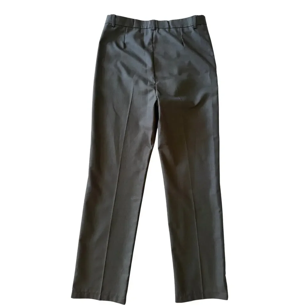 Boys’ Charcoal 2-Piece Suit Set (Blazer + Pants) – Polyester/Rayon – Size 12-14Y